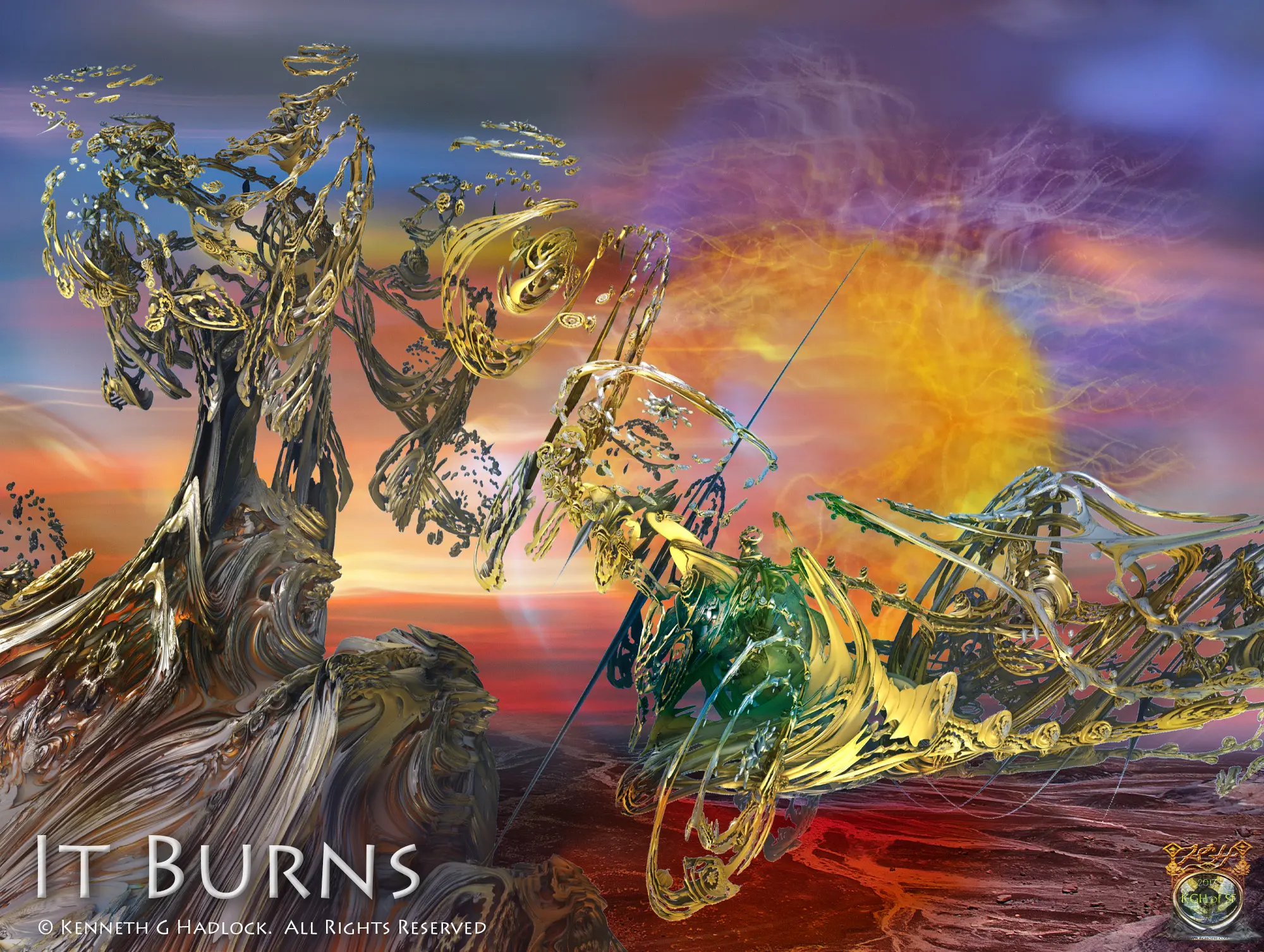 Digital Artwork - "It Burns"