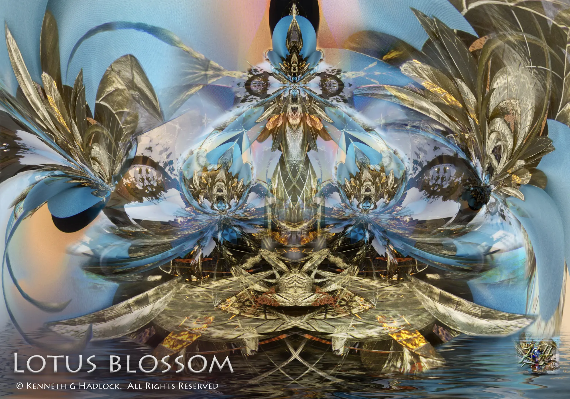 Digital Artwork - "Lotus Blossom"