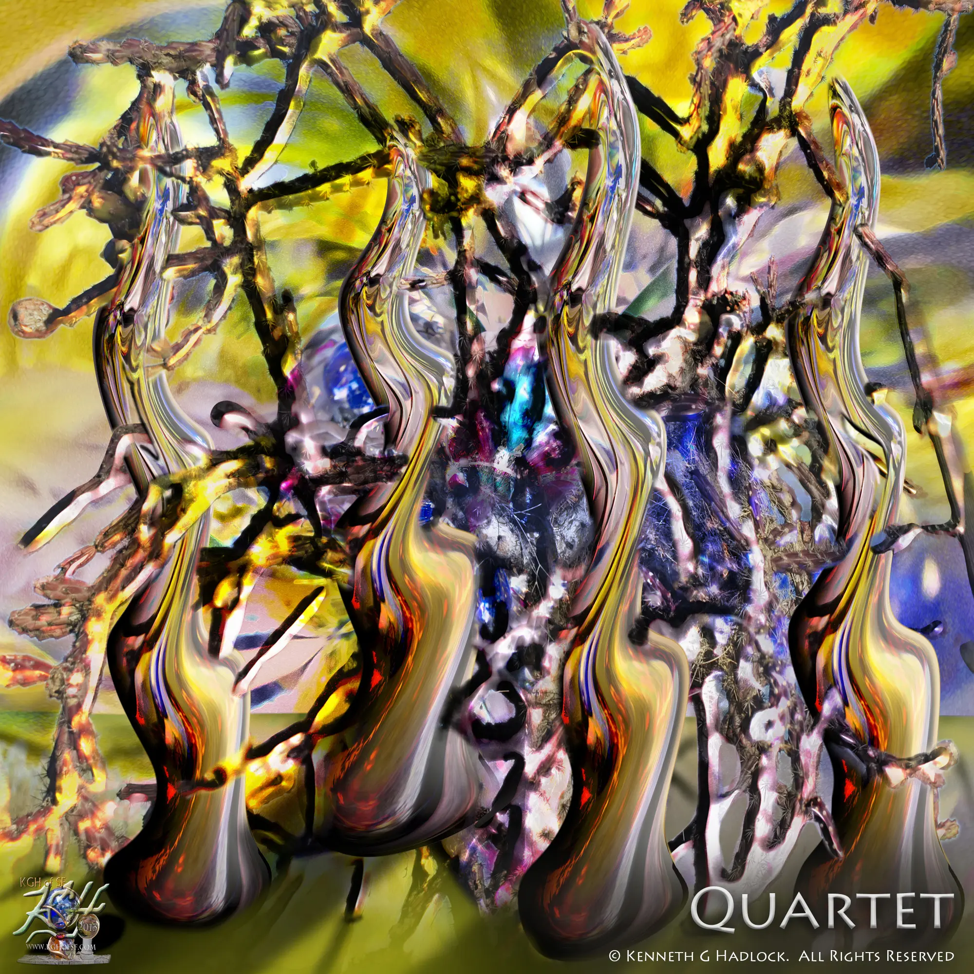 Digital Artwork - "Quartet"