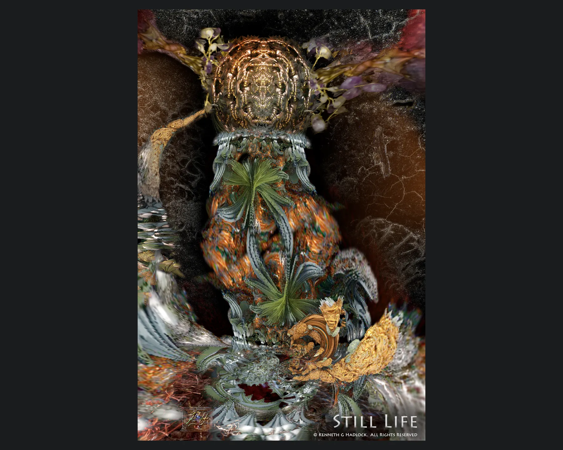 Still Life. A digital artwork by K.G. Hadlock